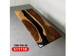 Tavolo Da Pranzo In Resina Epossidica Legno Massiccio Cascata Mobili Tavolo Epossidico Nuovo
