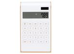 Calcolatrice Portatile A 10 Cifre, Ultrasottile, A Energia Solare, Per La Casa, L'ufficio E L'azienda, Display Lcd, Bianco