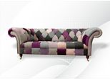 Chesterfield 3 Posti Mobili Di Design Nuovo Design Moderno Tessile Divani Soggiorno