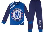 Chelsea Fc - Pigiama Con Pantaloni Lunghi Per Bambini GF1093 (116) (Blu Reale)