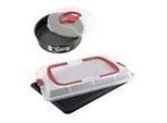 Teglia Da Forno Con Coperchio E Teglia A Forma Di Molla - Dr Oetker - Bake And Go - 42 X 29 Cm