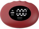 Inf Dinamometro Digitale Ricaricabile - 180Kg Con Display Led Per Allenamento Vino Rosso