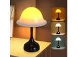 Zmh Lampada Da Tavolo A Batteria Lampada Da Tavolo Led Touch Lampada Da Tavolo Usb Ricaricabile Lampade Da Letto Nero Lampada Da Camera Da Letto Dimmerabile Luce Notturna Interna
