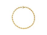 Goldarmband Jobo "Ankerarmband 3 Mm", Gelbgold 333, ArmbäNder, Damen, 21Cm, Gelbgold 333, Goldarmband, 333 Gold Diamantiert 21 Cm