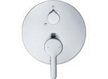 Duravit C.1 Mitigeur Monocommandé Encastré Pour Bain, Rosace Ronde, 2 Consommateurs, Inverseur Bec De Baignoire / Douchette à Main, C15210012010, C15210012010