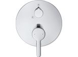 Duravit C.1 Mitigeur Monocommandé Pour Douche Encastré, Rosace Ronde, 2 Consommateurs, Inverseur Douche à Main/Douche De TêTe, C14210012010, C14210012010