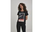 Mister Tee Camicia Femminile Donna Road To Space Box Tee Nero-Xs