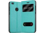 Cadorabo Custodia Protettiva Per Huawei P8 Lite 2017 / P9 Lite 2017 Cover In Turchese Custodia Per Telefono Cellulare Custodia A Libro Cover