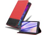 Cadorabo Custodia Per Samsung Galaxy Note 4 Custodia Protettiva In Rosso Shandy Custodia Book Case Custodia In Similcuoio