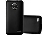 Cadorabo Custodia Protettiva Per Motorola Moto E4 Custodia In Nero Custodia Per Telefono Cellulare Custodia In Silicone Tpu Custodia Di Copertura