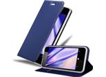 Cadorabo Custodia Per Cellulare Per Nokia Lumia 550 Custodia Protettiva In Blu Cover Etui Book Case Booklet