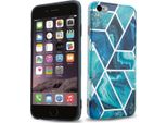Cadorabo Custodia Protettiva Per Apple Iphone 6 Plus / 6S Plus Custodia In Tpu Blu Custodia Per Cellulare Custodia Cover