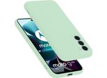 Cadorabo Custodia Protettiva Per Motorola Moto G200 5G In Verde Custodia Del Telefono Cellulare Custodia Cover Tpu Etui