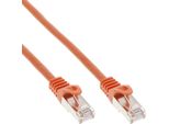 Inline® 72575O Cavo Patch, Sf/Utp, Cat.5E, Arancione, 7,5 M