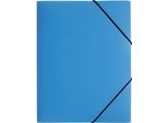 Pagna® 21638-13 Cartella Elastica Lucy Colours - A3, Pp, Azzurro Traslucido