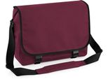 Bagbase BG21 | Borsa Messenger A Tracolla | 38 X 30 X 12 Cm - Colore: Borgogna - Dimensioni: 38 X 30 X 12 Cm