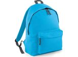 Bagbase BG125 | Zaino / Rucksack Originale | 31 X 42 X 21 Cm - Colore: Blu Surf/Grigio Grafite - Dimensioni: 31 X 42 X 21 Cm