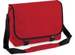 Bagbase BG21 | Borsa Messenger A Tracolla | 38 X 30 X 12 Cm - Colore: Classic Red - Dimensioni: 38 X 30 X 12 Cm