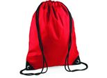 Bagbase BG10 | Borsa Da Palestra Premium Gymsac | 33 X 45 Cm - Colore: Rosso Brillante - Dimensioni: 33 X 45 Cm