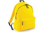 Bagbase BG125 | Zaino / Rucksack Originale | 31 X 42 X 21 Cm - Colore: Giallo/Grigio Grafite - Dimensioni: 31 X 42 X 21 Cm