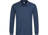 Stedman ST3400 | Polo Uomo Manica Lunga 100 - Colore: Blu Navy - Taglia: Xl