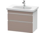 Duravit Durastyle Meuble Sous-Lavabo Suspendu 6481, 2 Tiroirs, 730Mm, Pour Durastyle, DS648104318, DS648104318