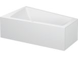 Duravit Paiova Baignoire EncastréE, Angle à Gauche, Habillage Acrylique Moulé, 1700X1000Mm, Blanc, 700264000000000, 700264000000000