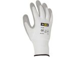 12 Paia Di Guanti In Maglia Di Nylon Rivestiti Di Nitril Taglia 8