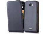 Cadorabo Custodia Per Htc Desire 516 Custodia Protettiva In Nero Flip Custodia Del Telefono Cellulare Cover In Similcuoio
