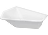 Duravit Paiova 5-Angle Baignoires, Coin à Gauche, Double Dos InclinéS, 1770X1300Mm, Blanc, 700390000000000, 700390000000000