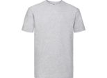 Fruit Of The Loom 61-044-0 | Maglietta Da Uomo Super Premium - Colore: Heather Grey - Taglia: Xl