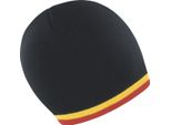 Result Winter Essentials R368X | Cappello Invernale National Beanie - Colore: Nero/Giallo/Rosso - Taglia: Unica