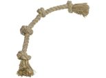 Nobby Rope Toy, Corda Da Gioco In Sisal-Cotone 60 Cm, 260 G, 4 Nodi Naturale