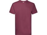Fruit Of The Loom 61-044-0 | Maglietta Da Uomo Super Premium - Colore: Borgogna - Taglia: L