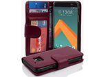 Cadorabo Custodia Per Htc One M10 In Viola Copertura Posteriore Telefono Cellulare Protettivo Copertura Libro Custodia Libretto Slot Per Schede