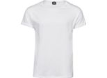 Tee Jays 5062 | Maglietta Roll-Up Da Uomo / 100 % Cotone Pettinato Ring-Spun - Colore: Bianco - Taglia: Xl