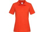 Stedman ST3100 | Polo Donna Piqué 100 - Colore: Arancione Brillante - Taglia: M