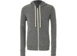Bella Unisex Triblend Full Zip Hoodie Felpa Con Cappuccio, Taglia:S, Colore:Grigio Triblend