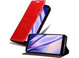 Cadorabo Custodia Per Samsung Galaxy A6 Plus 2018 Custodia Protettiva In Rosso Custodia Per Cellulare Cover Chiusura Magnetica