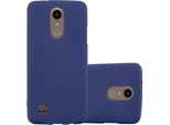 Cadorabo Custodia Protettiva Per Lg K10 2017 Versione Usa Cover In Blu Custodia Per Telefono Cellulare Tpu Etui Cover Case