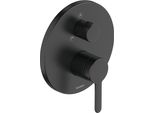 Duravit C.1 Mitigeur Monocommandé Encastré Pour Bain, Rosace Ronde, 2 Consommateurs, Inverseur Bec De Baignoire / Douchette à Main, C15210012046, C15210012046
