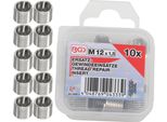 Bgs Inserti Filettati Di Ricambio M12 X 1,5 Mm 10 Pezzi - 9429-1