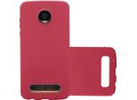 Cadorabo Custodia Protettiva Per Motorola Moto Z2 Play / Z2 Force Custodia In Rosso Custodia Rigida Custodia Per Cellulare Cover