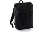 Quadra QD615 | Zaino Vintage | 26 X 45 X 16,5 Cm - Colore: Nero/Nero - Dimensioni: 26 X 45 X 16,5 Cm