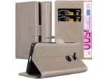 Cadorabo Cover Per Sony Xperia L2 Cover Protettiva In Marrone Cover Telefono Cellulare Cover Libro Case Case Lusso