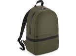 Bagbase BG240 | Zaino Modulr 20 Litri, 33 X 47 X 18 Cm - Colore: Verde Militare - Dimensioni: 33 X 47 X 18 Cm