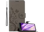Cadorabo Cover Per Sony Xperia 8 Cover Protettiva In Grigio Cover Protettiva Custodia Per Telefono Cellulare Custodia Fiori Custodia Fiori