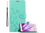 Cadorabo Cover Per Lg K7 2016 Cover Protettiva In Turchese Cover Protettiva Cover Per Telefono Cellulare Cover Fiori Custodia Fiore