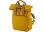 Bagbase BG118S | Mini Zaino Doppio Manico Riciclato - Colore: Navy Dusk - Dimensioni: 23 X 32 X 11 Cm