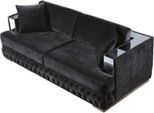 Divano Chesterfield A Tre Posti Divani Neri Divani In Similcuoio Divani Mobili Nuovi